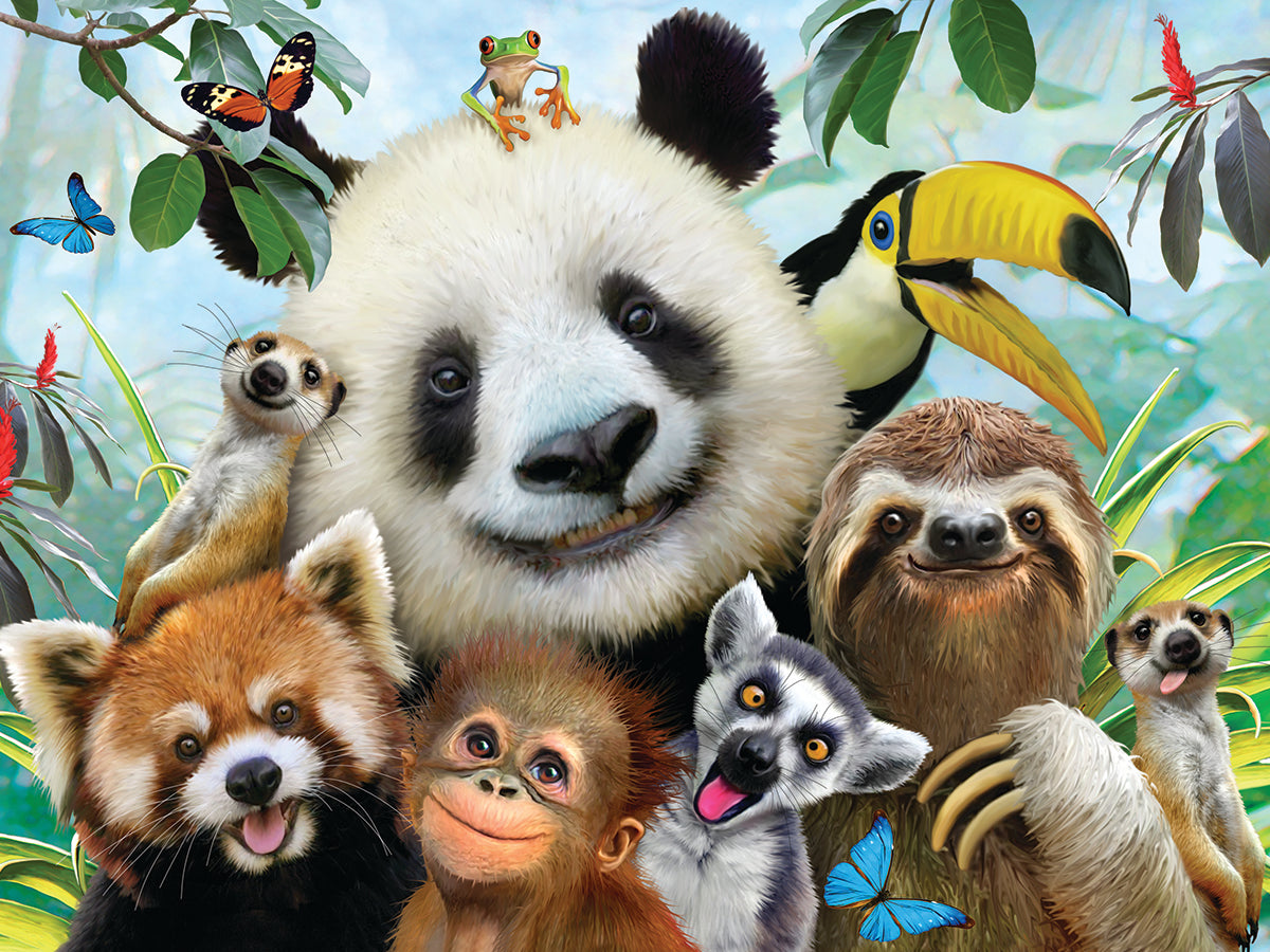 Zoo Selfie Howard Robinson 3D Jigsaw Puzzle 10063 500pc 24x18"