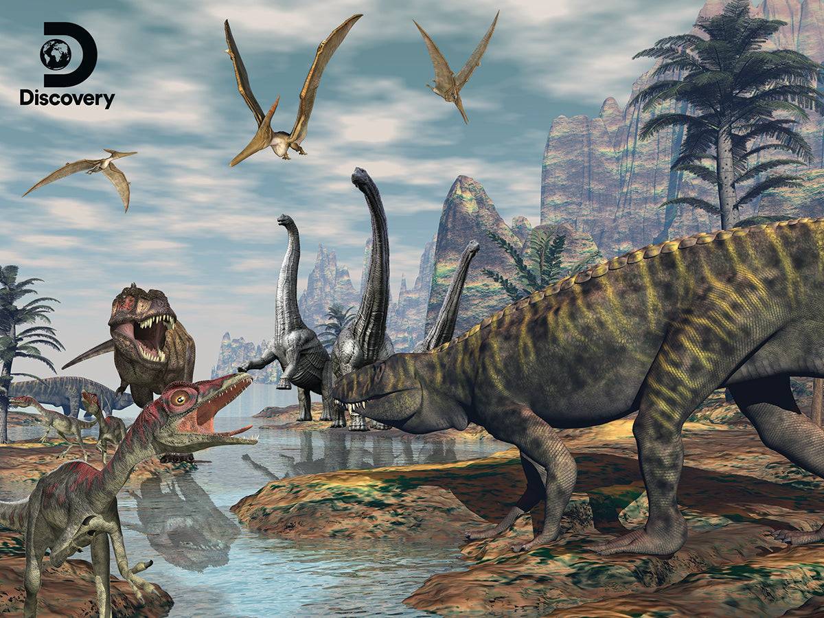 10087 | Discovery Dinosaur Marsh 500pc 24x18"