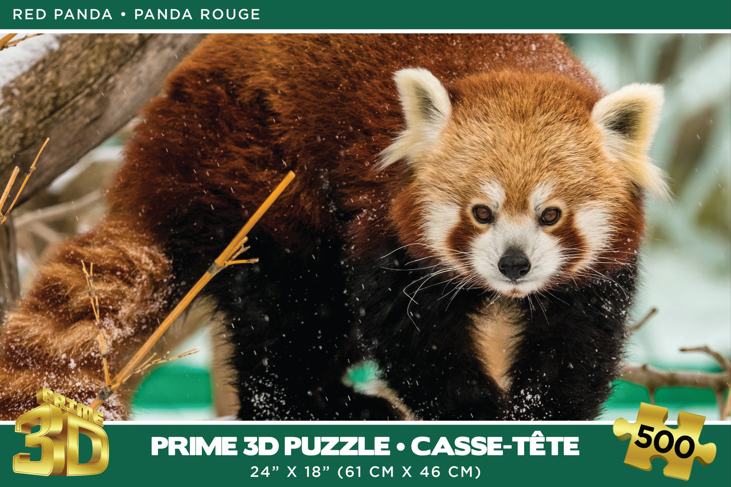 10479 Prime 3D Red Panda 500pc 24x18"