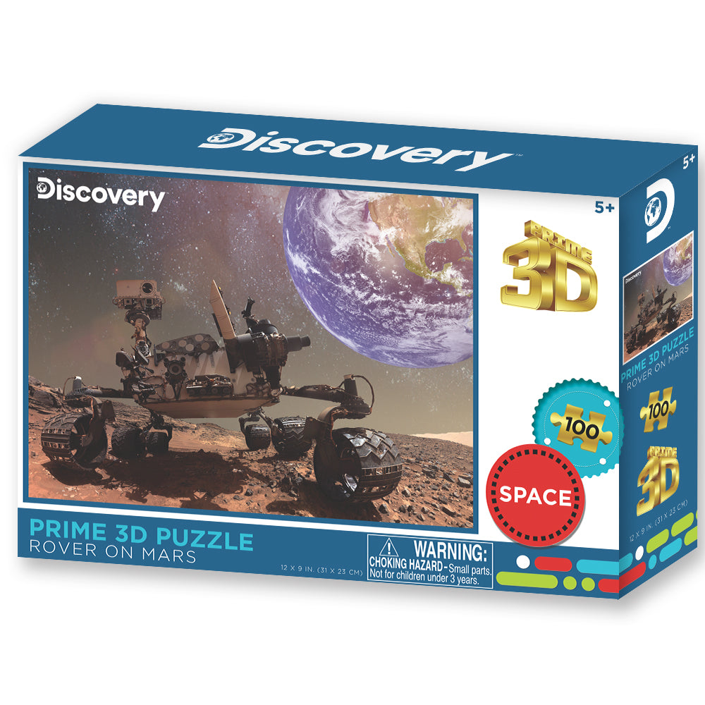 Rover on Mars Discovery 3D Puzzle – Prime3D Space Edition