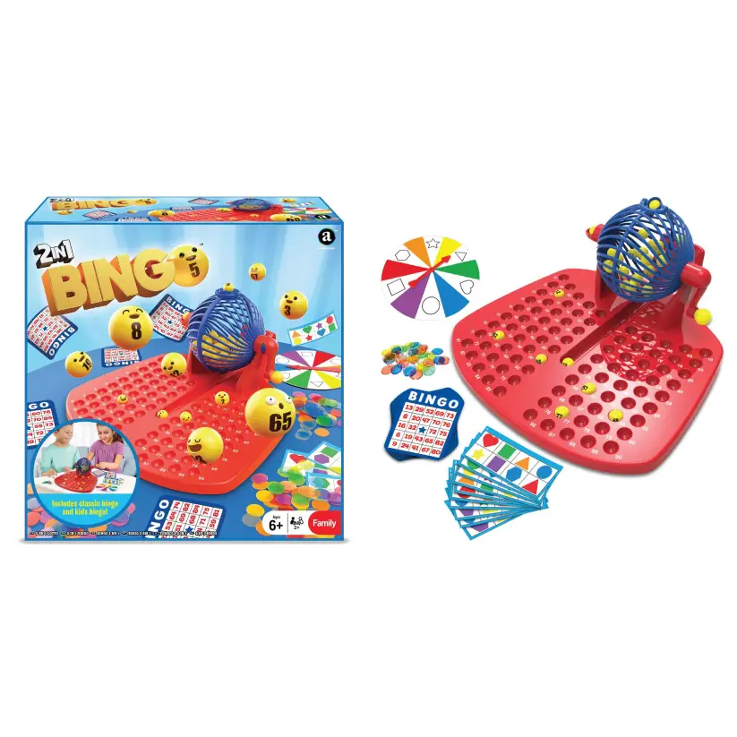 2 in 1 Bingo Game Set, Double the Games, Double the Fun | Ambassador | GPF008F