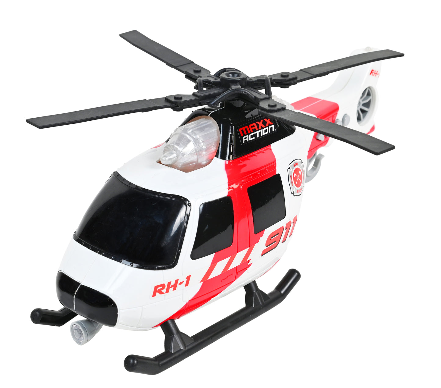 L&S Large Helicopter – Motorized Rescue Helicopter Toy