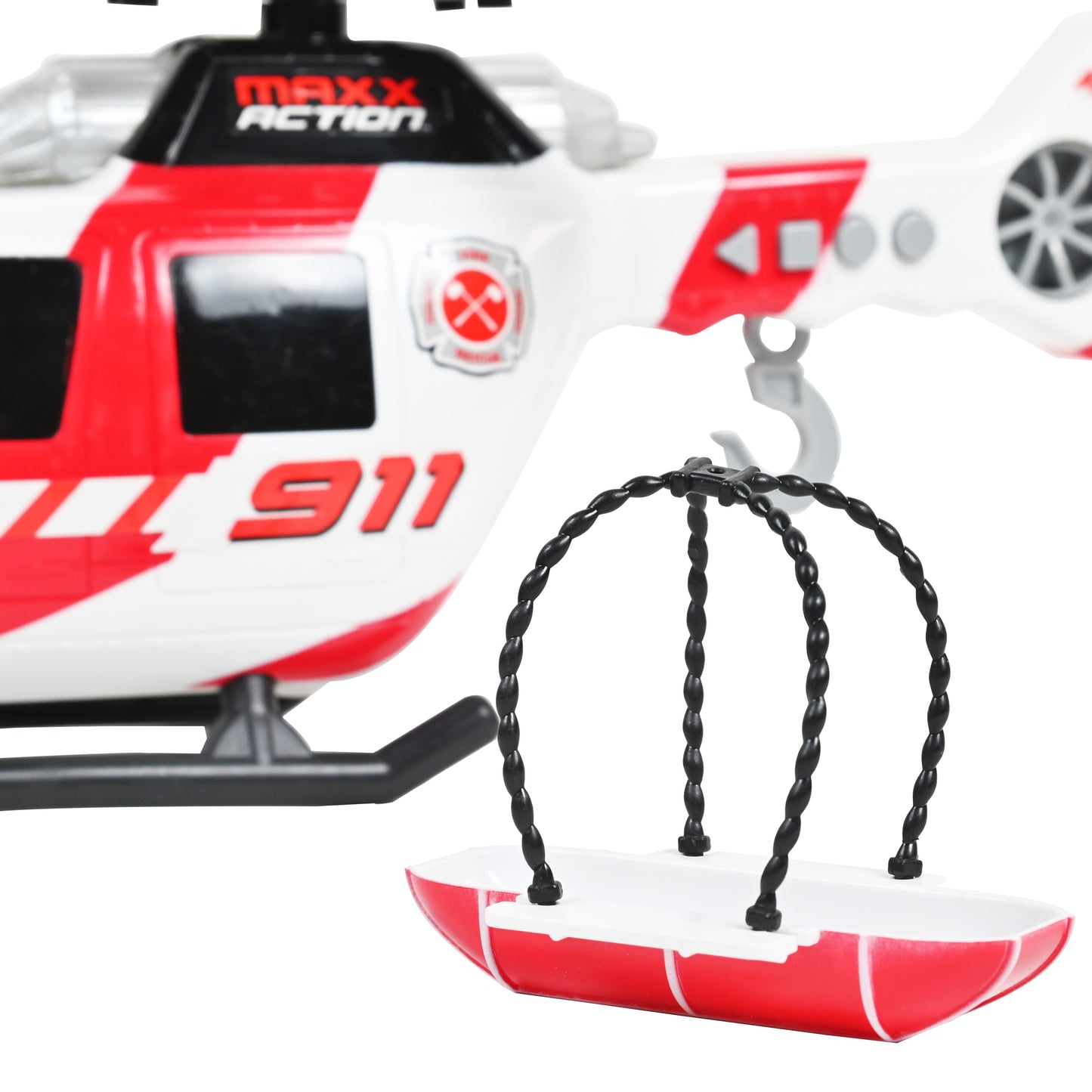 L&S Large Helicopter – Motorized Rescue Helicopter Toy