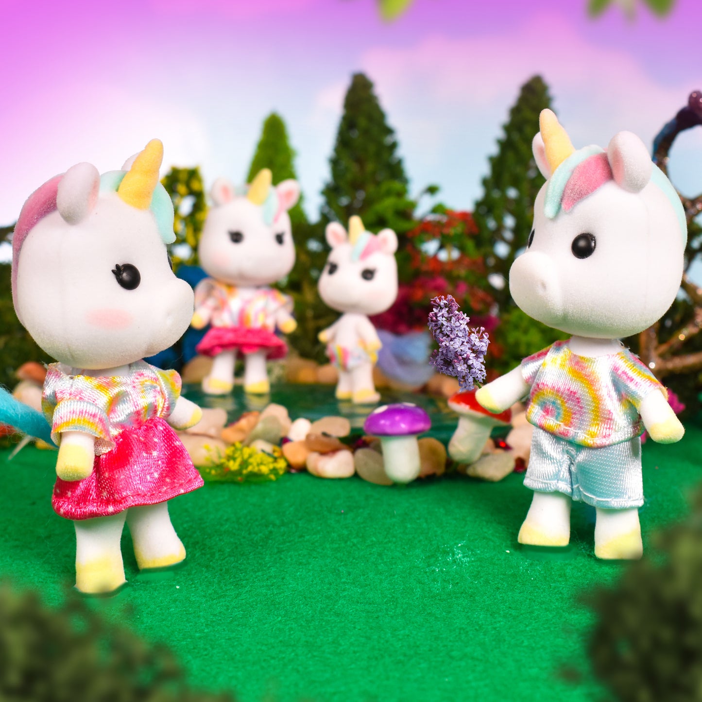 The Daydreamers Unicorn Family – Honey Bee Acres Figures