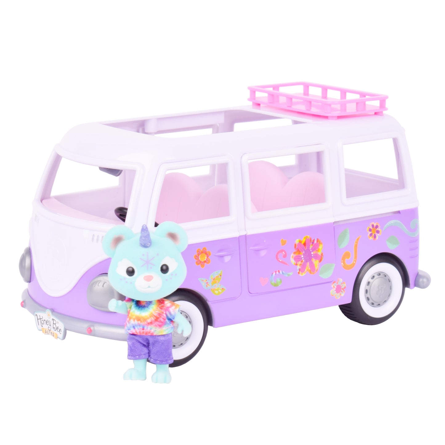 Flower Groove Van Playset β Honey Bee Acres Vehicle & Figure