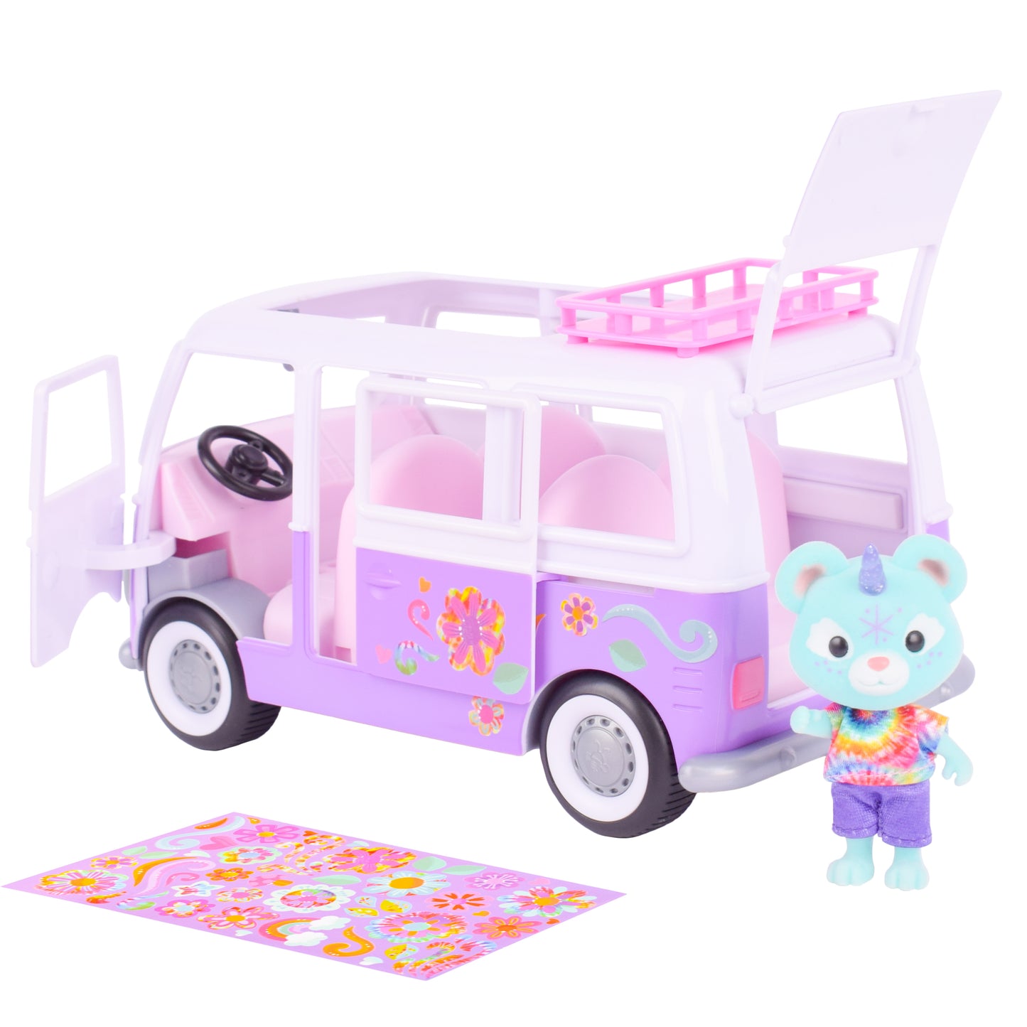 Flower Groove Van Playset β Honey Bee Acres Vehicle & Figure