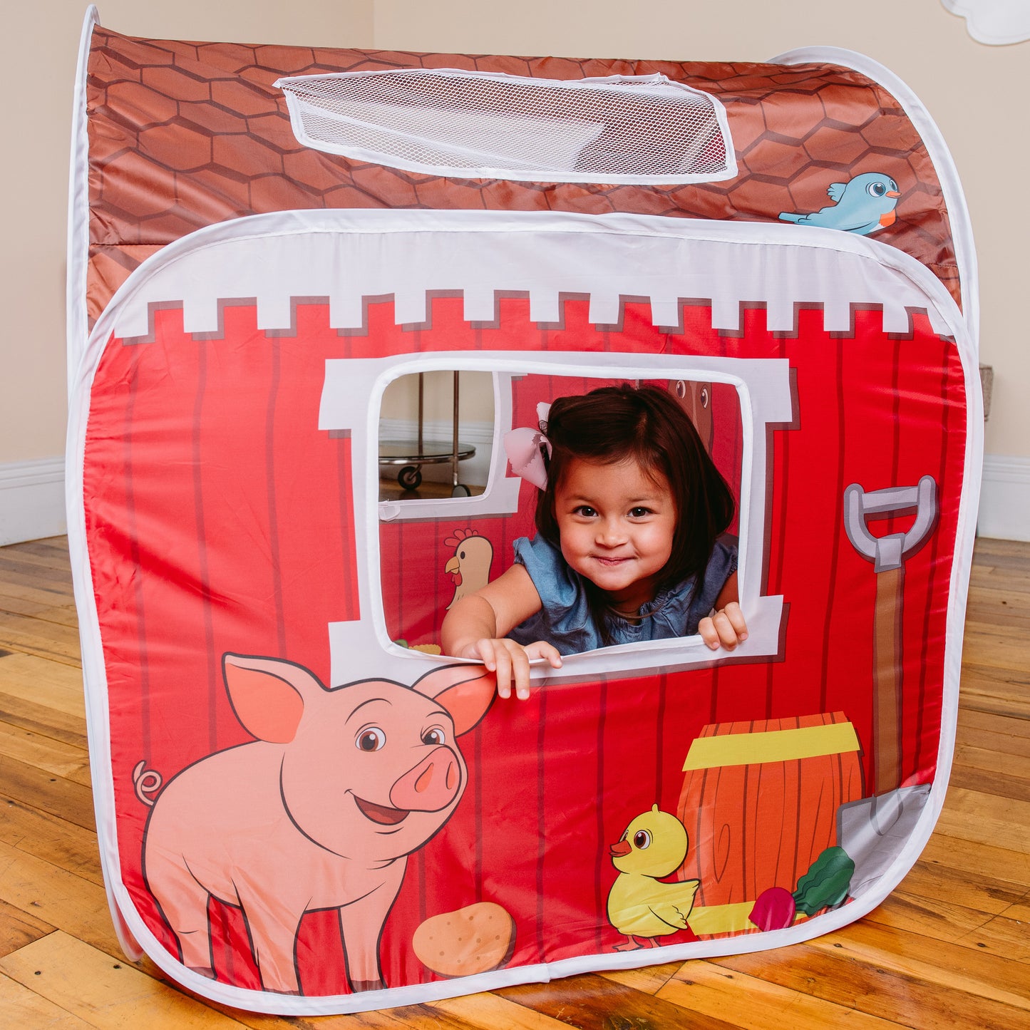 CoComelon Old MacDonald's Musical Barn Tent – Pop-Up Playhouse for Toddlers