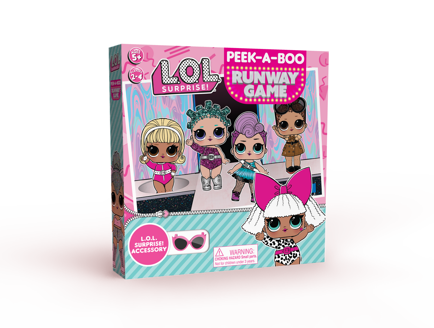 L.O.L. Surprise! Peek-A-Boo Runway Game – Includes Doll Accessory & Bonus Games