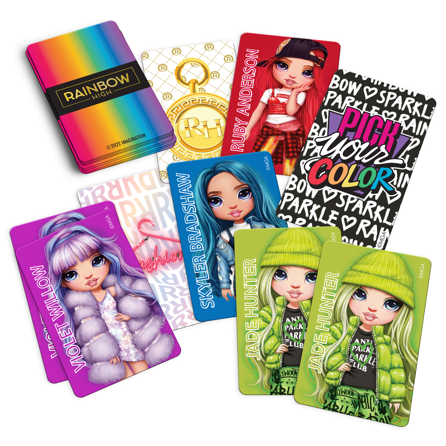 Rainbow High: Turn Up Your Color Board Game – Includes Hair Chalk & Fashion Fun