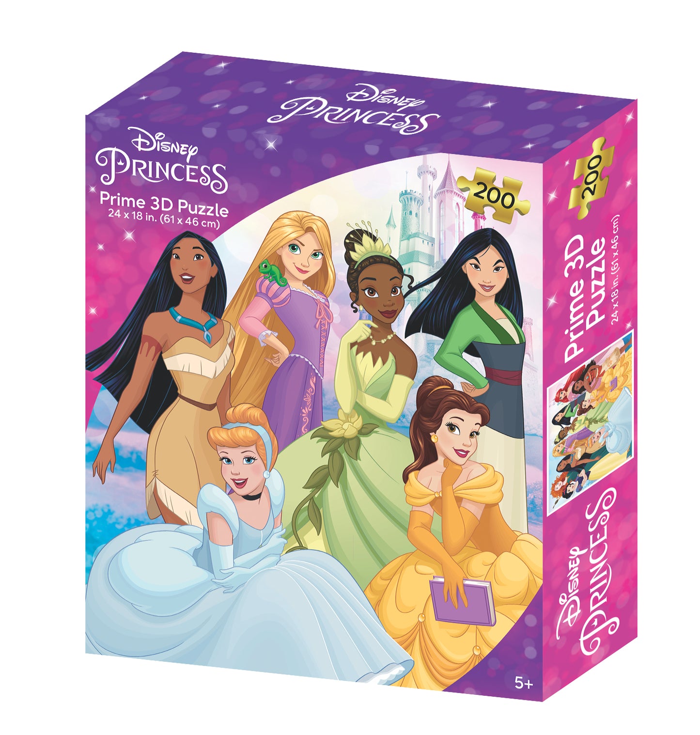 Princess Disney 3D Jigsaw Puzzle 32567 200pc 24x18"