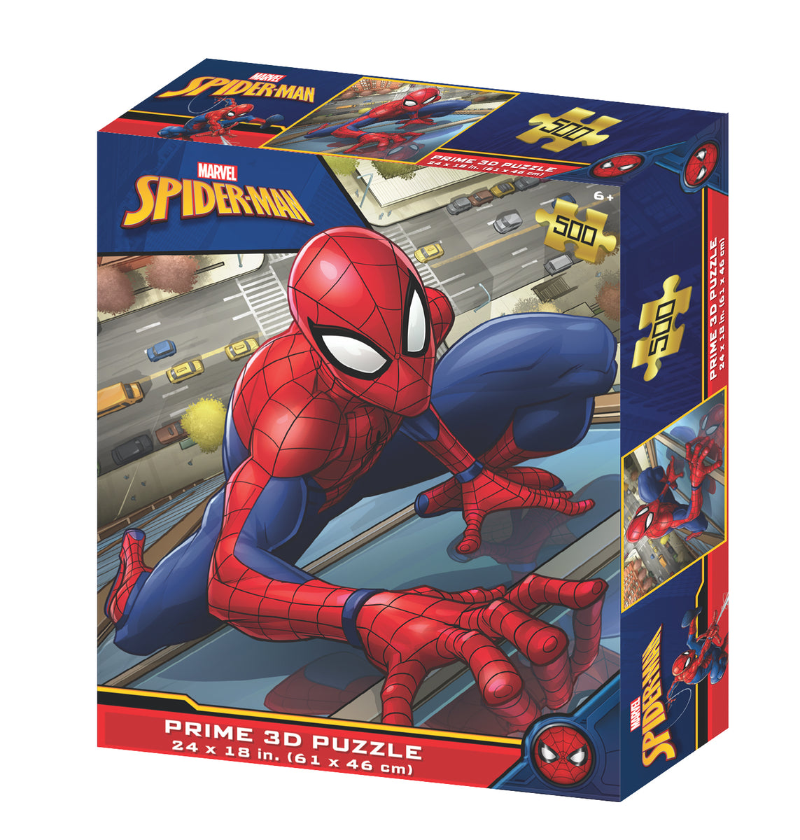 Puzzlr Spiderman Marvel 3D Jigsaw Puzzle 32647 500PC 24x18 – 1Di inc