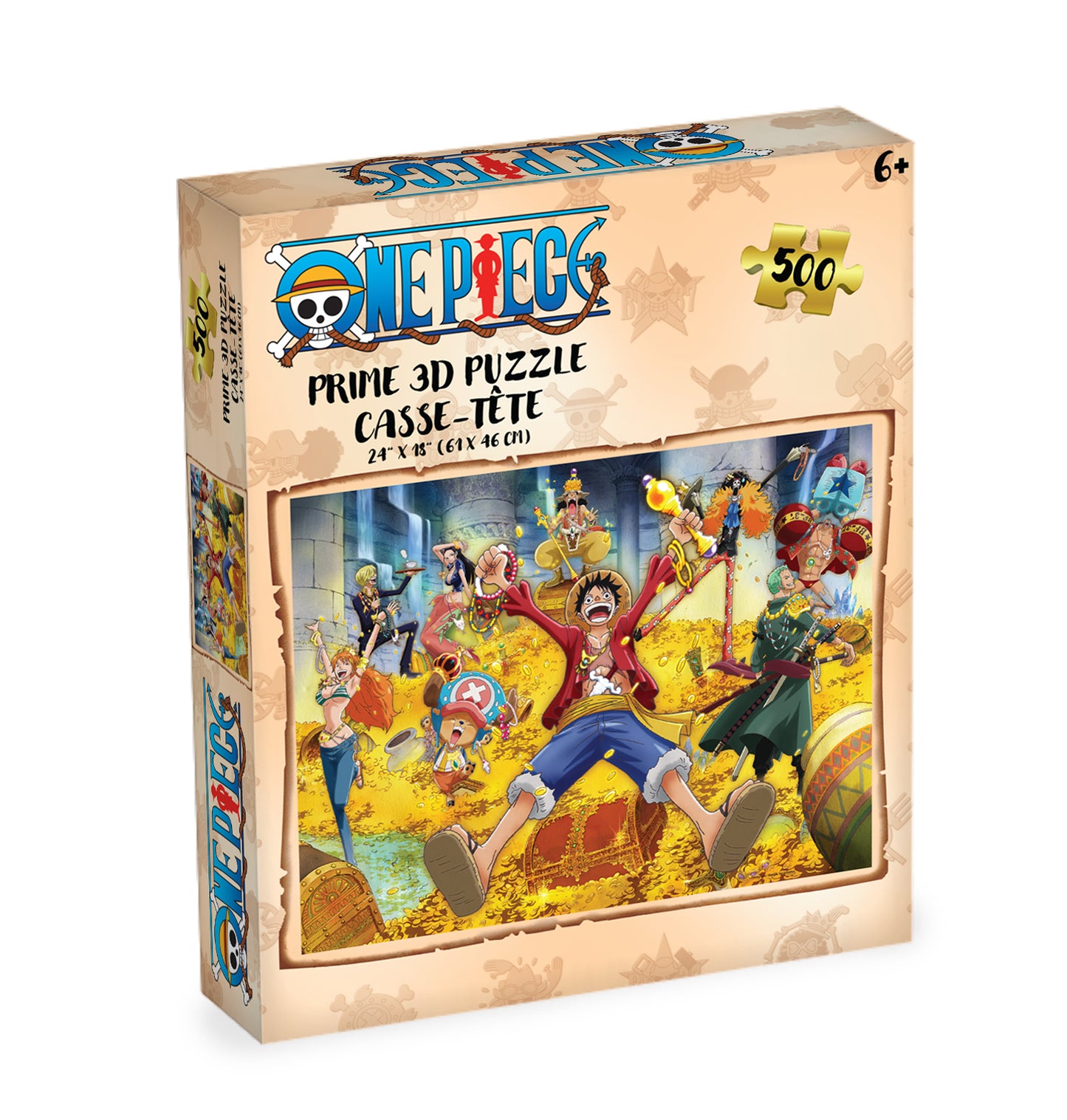 32845 Toei One Piece Gold 500pc 24x18"