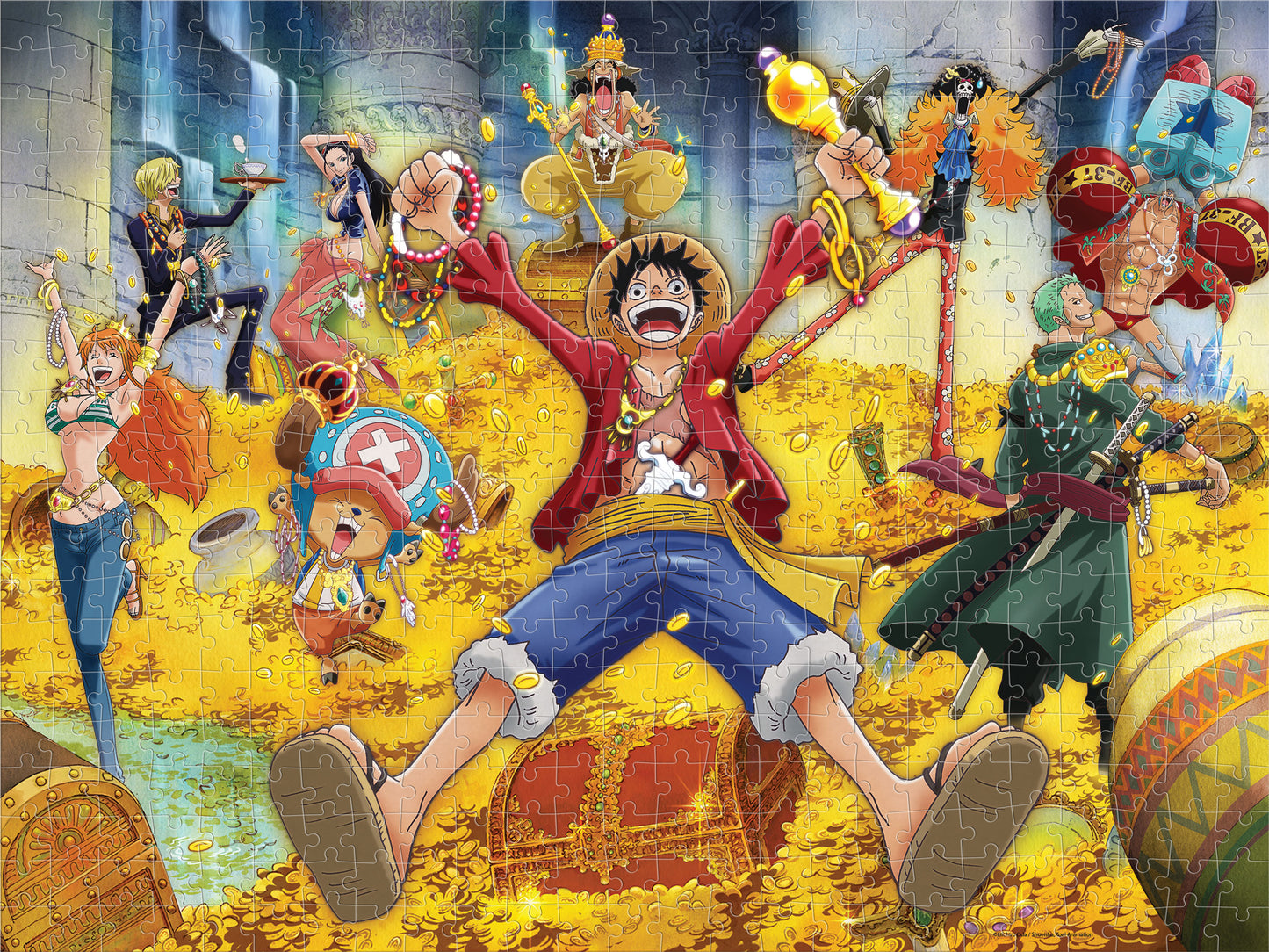 32845 Toei One Piece Gold 500pc 24x18"