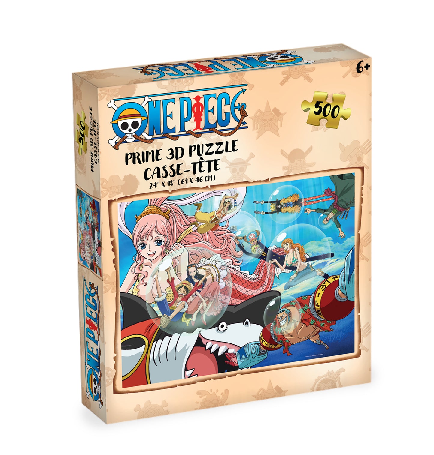 32847 Toei One Piece Luffy Punch 500pc 24x18"