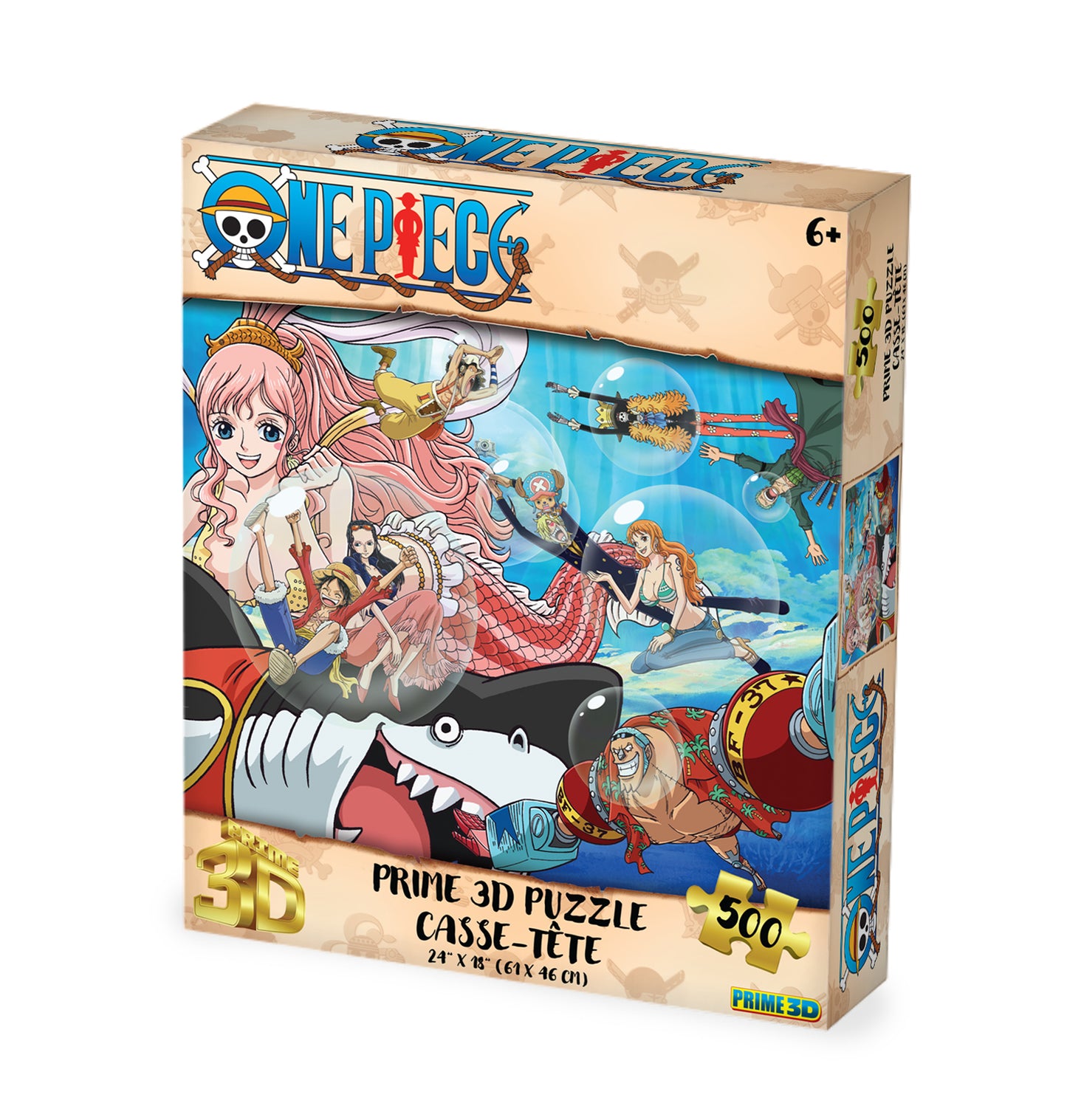 32847 Toei One Piece Luffy Punch 500pc 24x18"