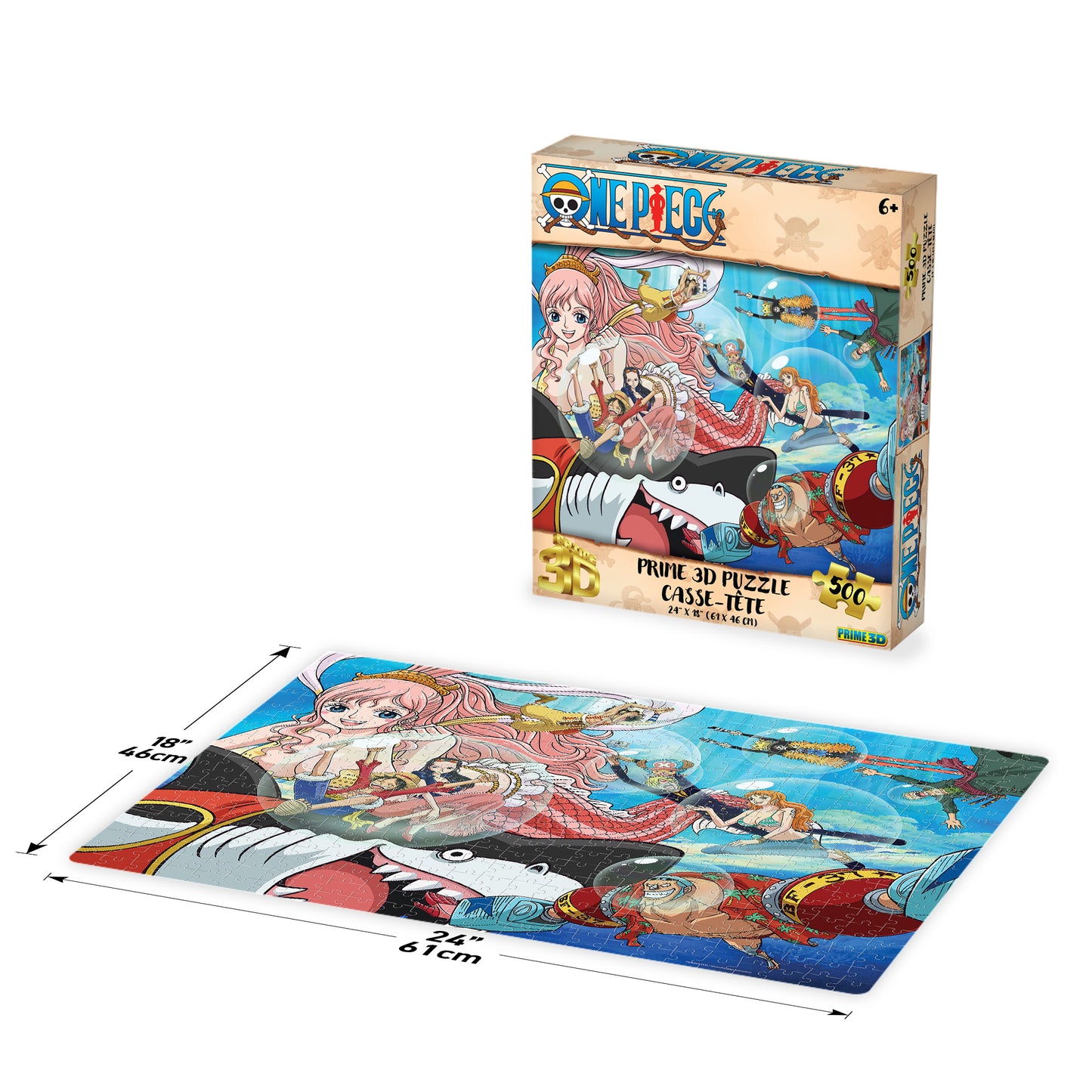 32847 Toei One Piece Luffy Punch 500pc 24x18"