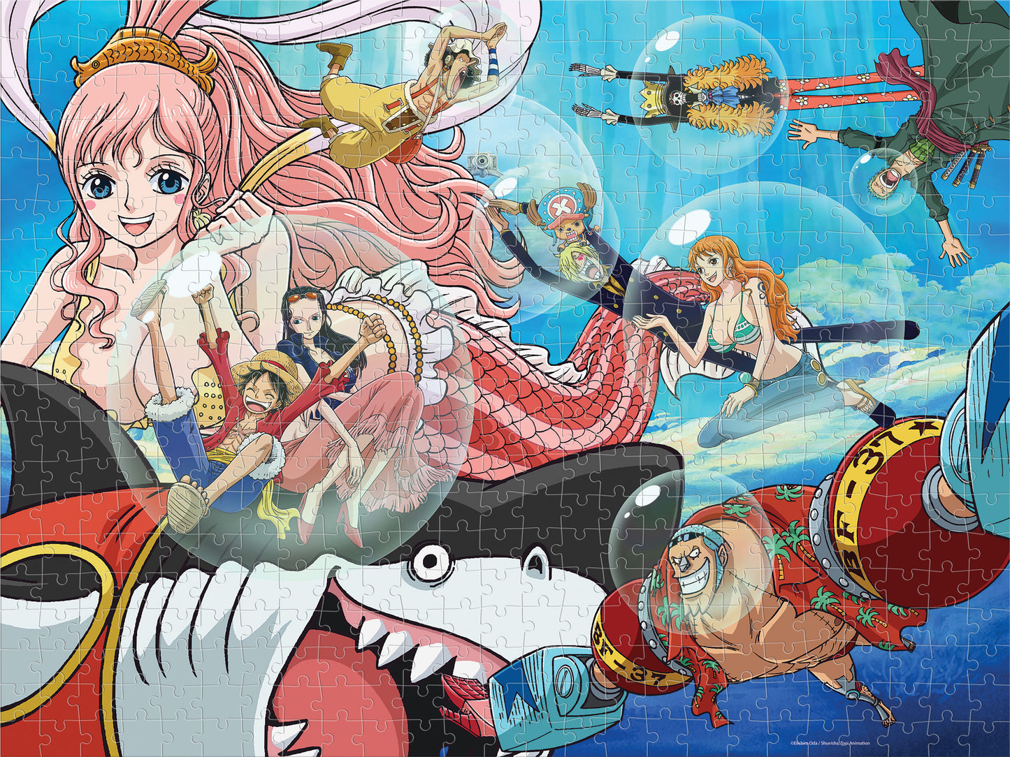 32847 Toei One Piece Luffy Punch 500pc 24x18"