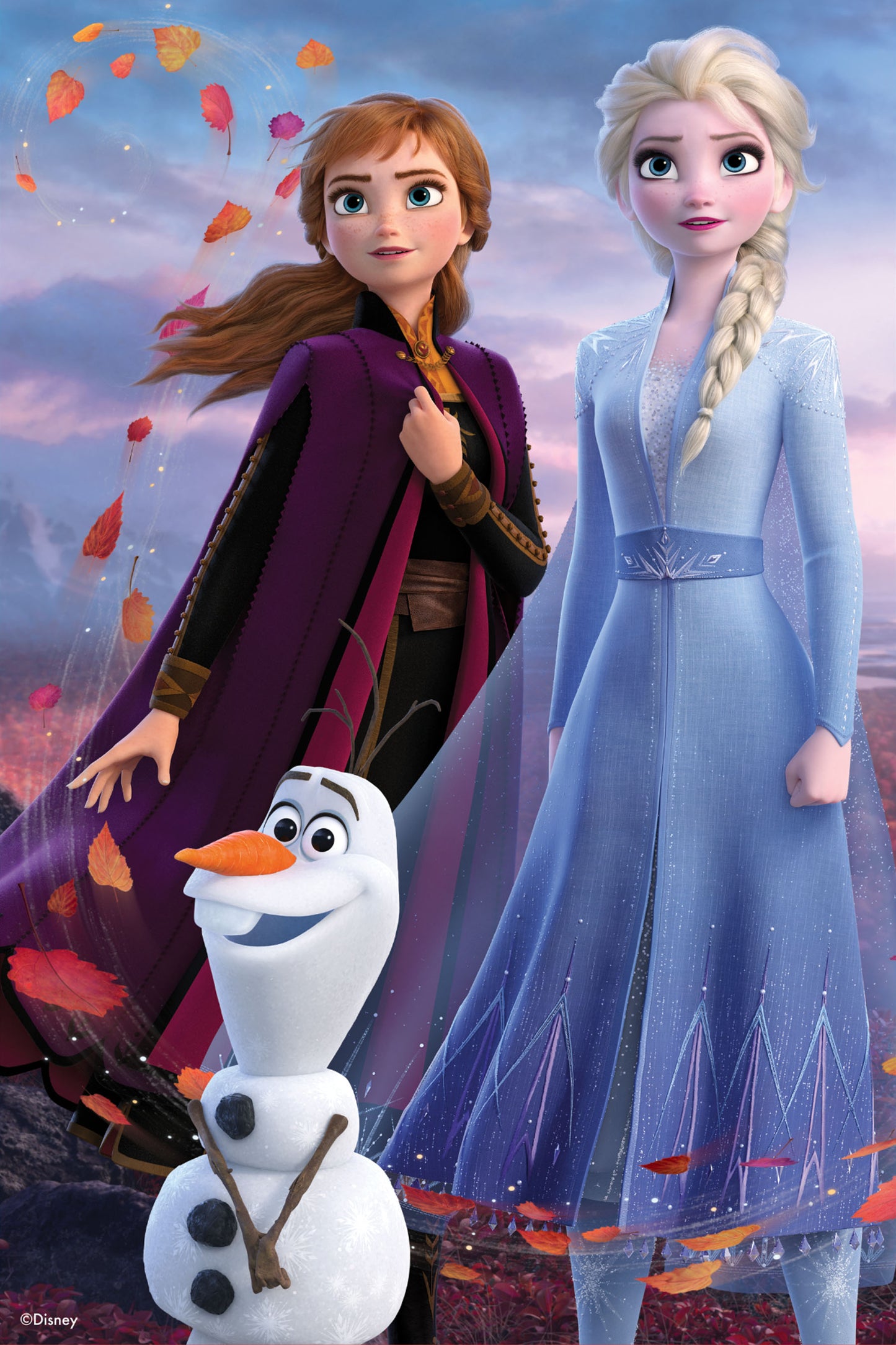 Frozen Sisters 3D Jigsaw Puzzle – 200-Piece Disney Puzzle | Prime3D | 18x12"