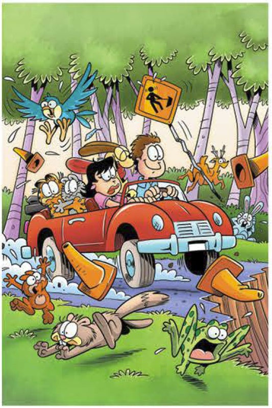 Garfield Puzzle – 150 Piece Prime 3D Nickelodeon Jigsaw “Car” Scene (12"x18")