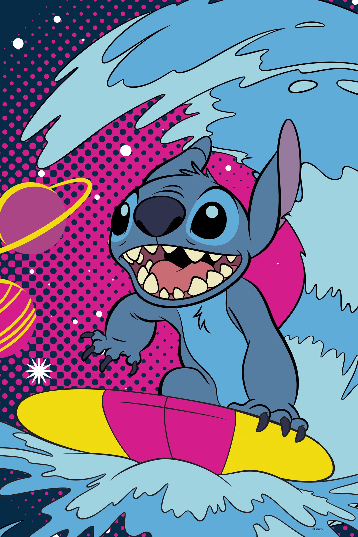 33393 Disney Stitch Surf 200pc 18x12"