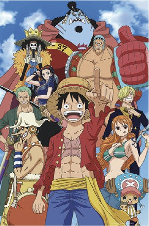 33401 Toei One Piece Luffy Point 150pc 12x18"