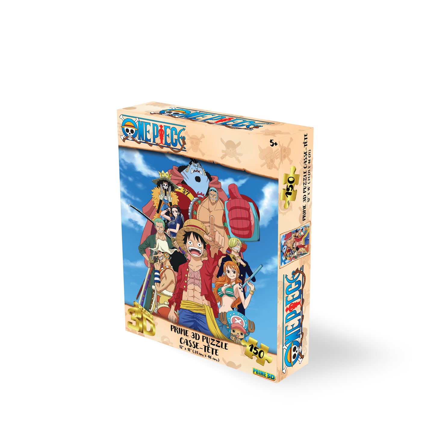 33401 Toei One Piece Luffy Point 150pc 12x18"