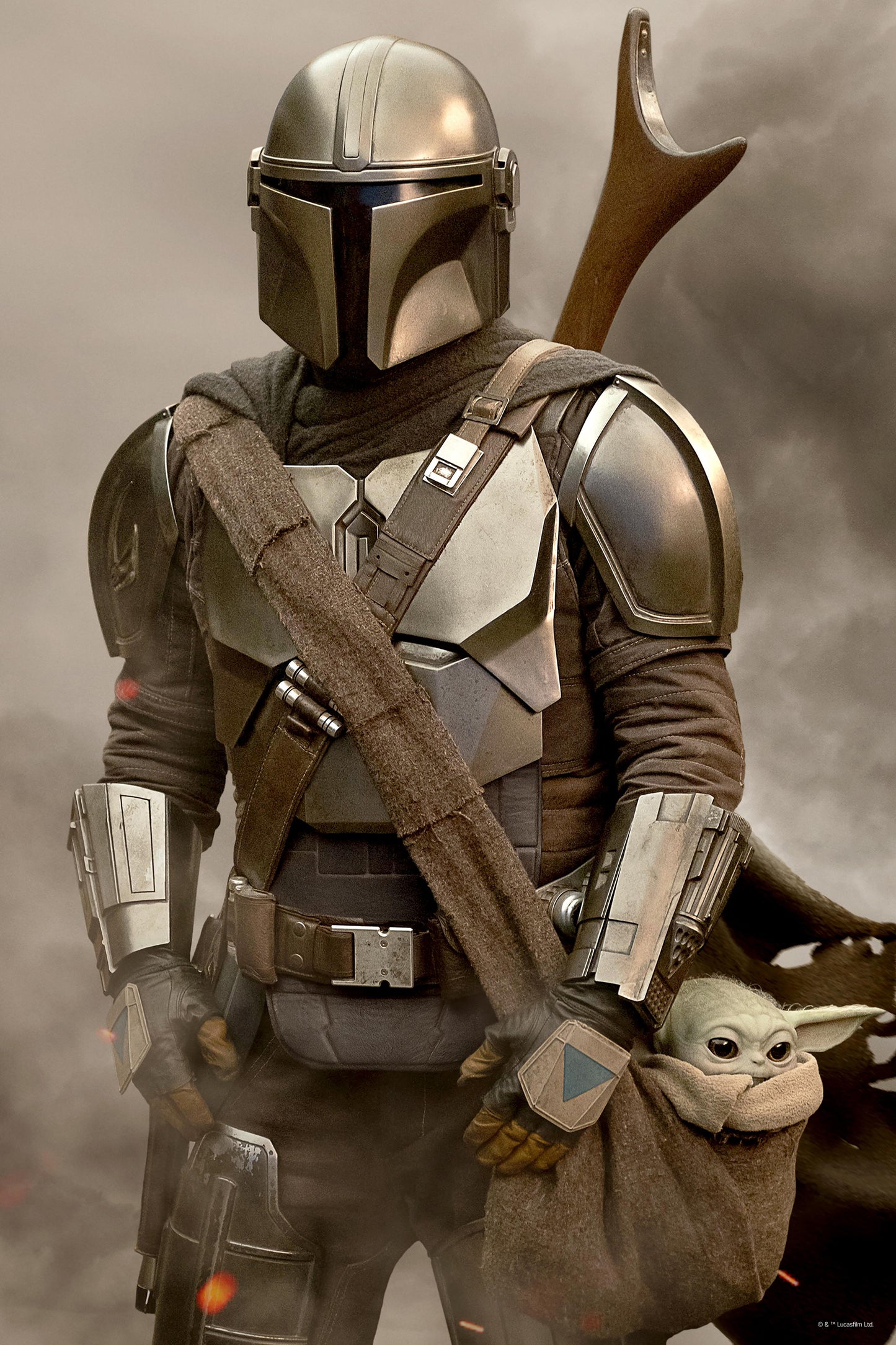 The Mandalorian - Mando Star Wars 3D Jigsaw Puzzle in Tin Box 35580 300pc 12x18"