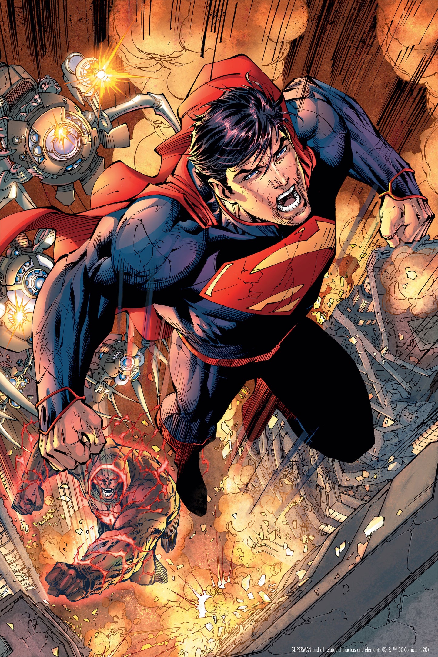 Superman DC Comics 3D Jigsaw Puzzle in Tin Book Packaging 35622 300pc 18x12"