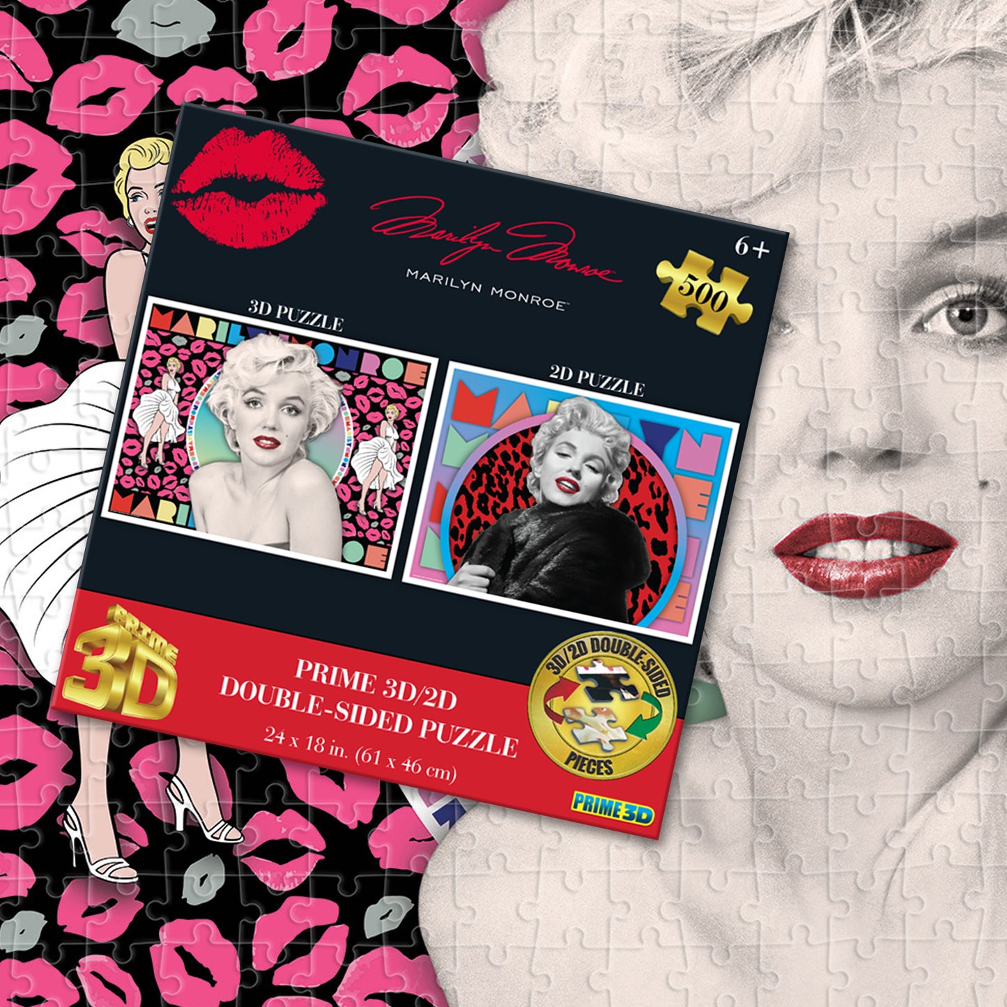 Marilyn Monroe 3D Puzzle – Prime3D Lenticular Edition | 37520