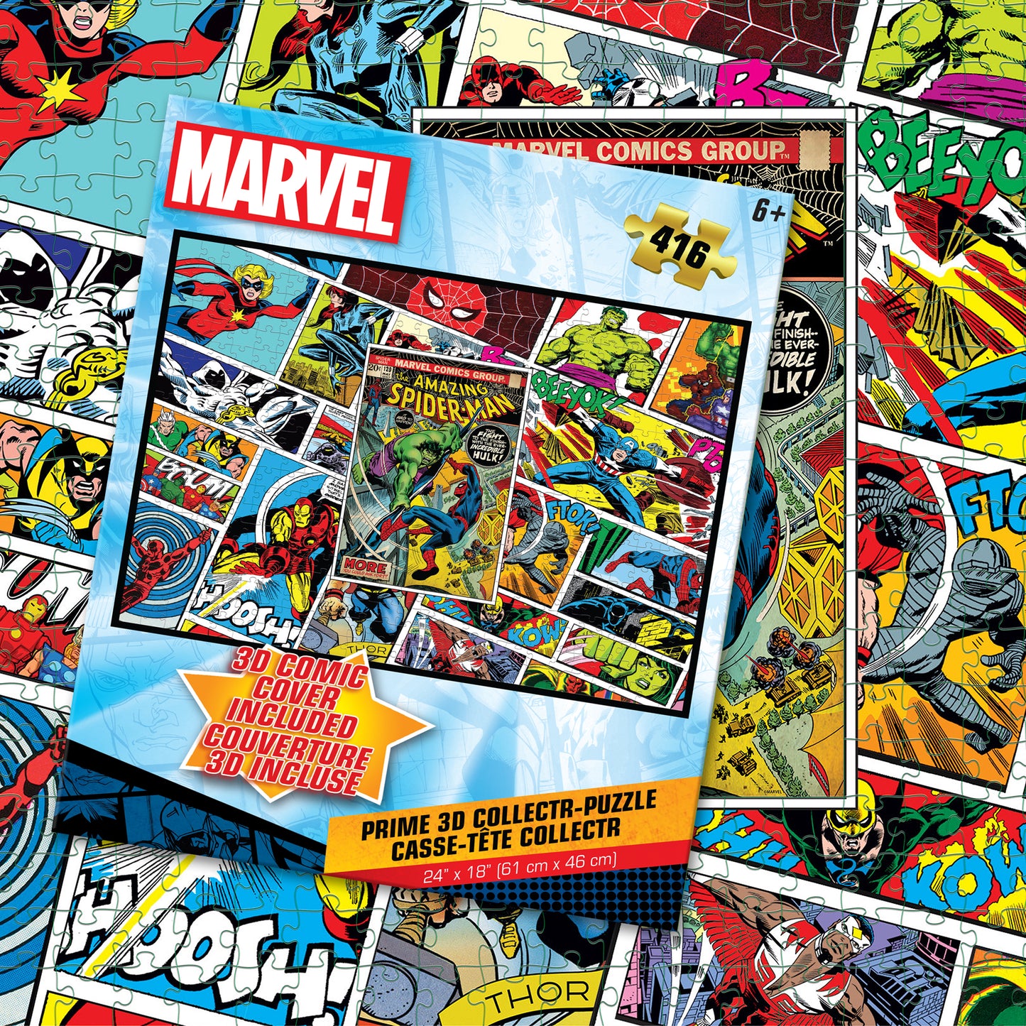 42507 COLLECTR Marvel Comic Book Spiderman 416pc 24x18"