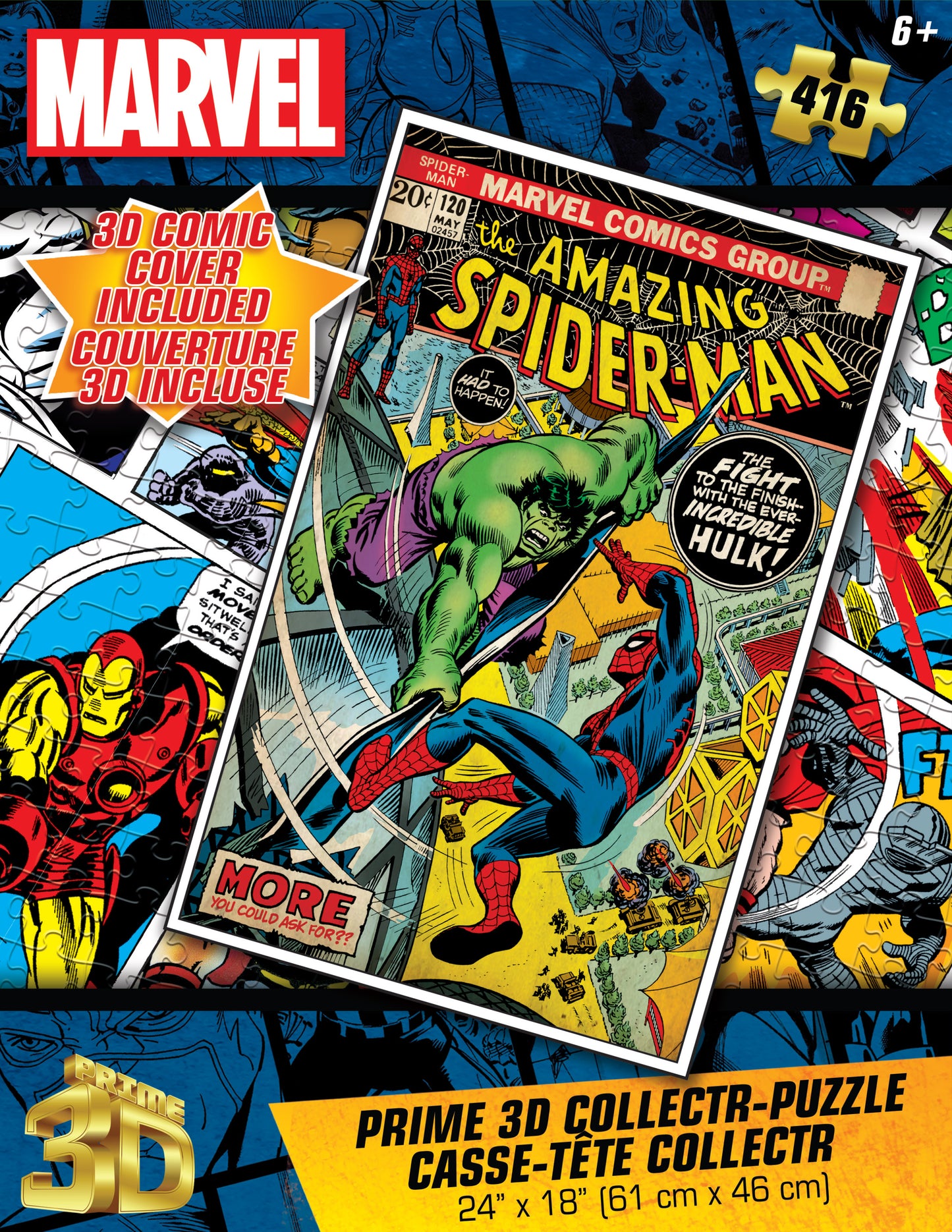 42507 COLLECTR Marvel Comic Book Spiderman 416pc 24x18"
