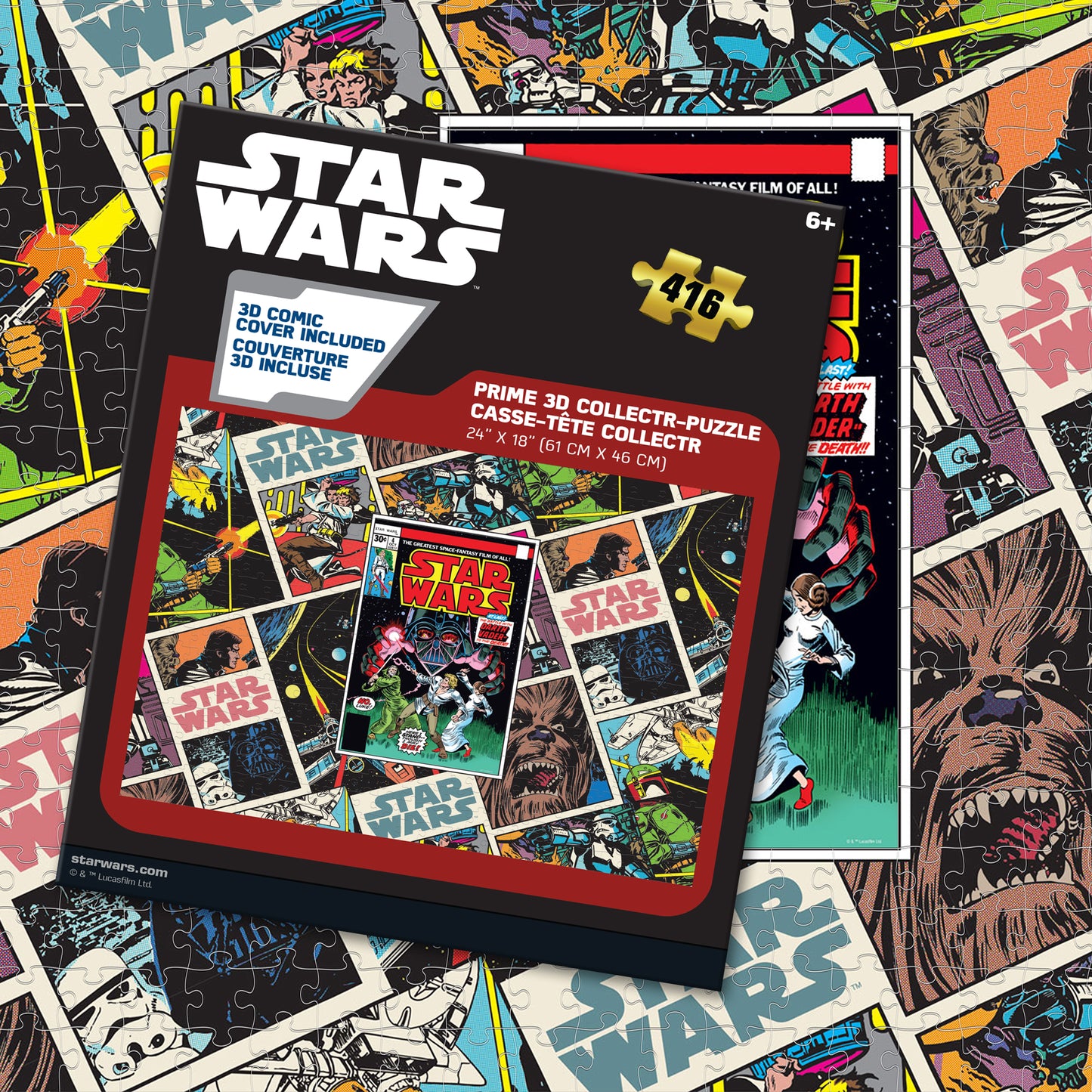 42509 COLLECTR Star Wars Comic Book Darth Vader 416pc 24x18"