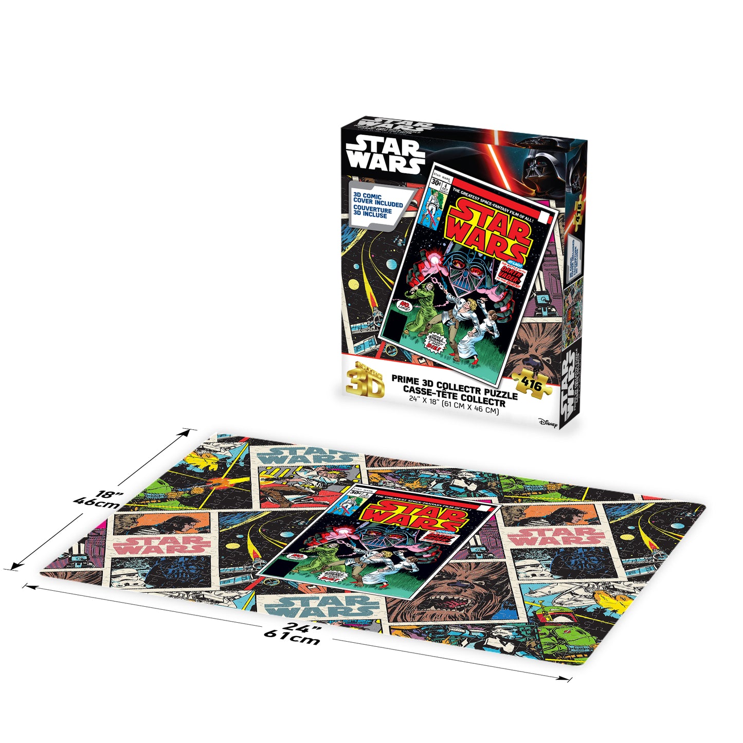 42509 COLLECTR Star Wars Comic Book Darth Vader 416pc 24x18"