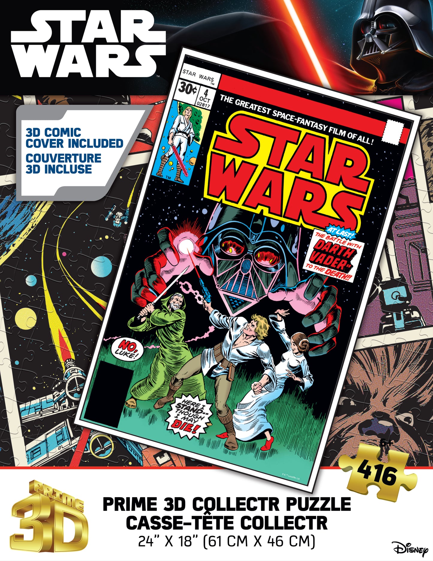 42509 COLLECTR Star Wars Comic Book Darth Vader 416pc 24x18"