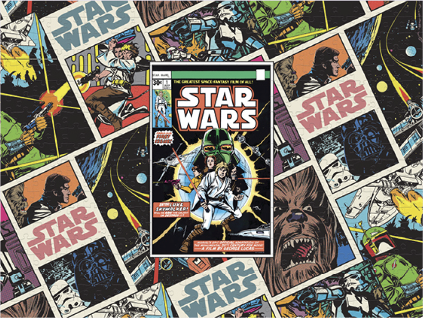 42510 COLLECTR Star Wars Comic Book Luke Lightsaber 416pc 24x18"