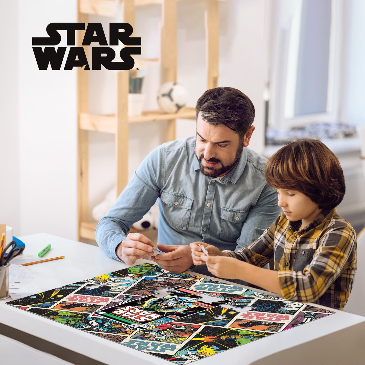 42510 COLLECTR Star Wars Comic Book Luke Lightsaber 416pc 24x18"