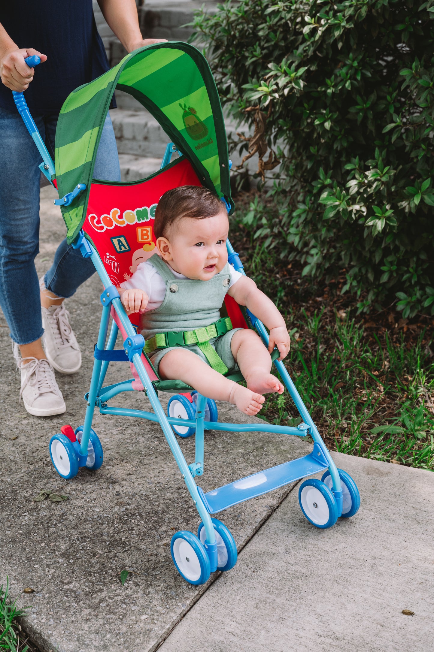 CoComelon Baby Travel Stroller – Lightweight Toy Stroller for Toddlers