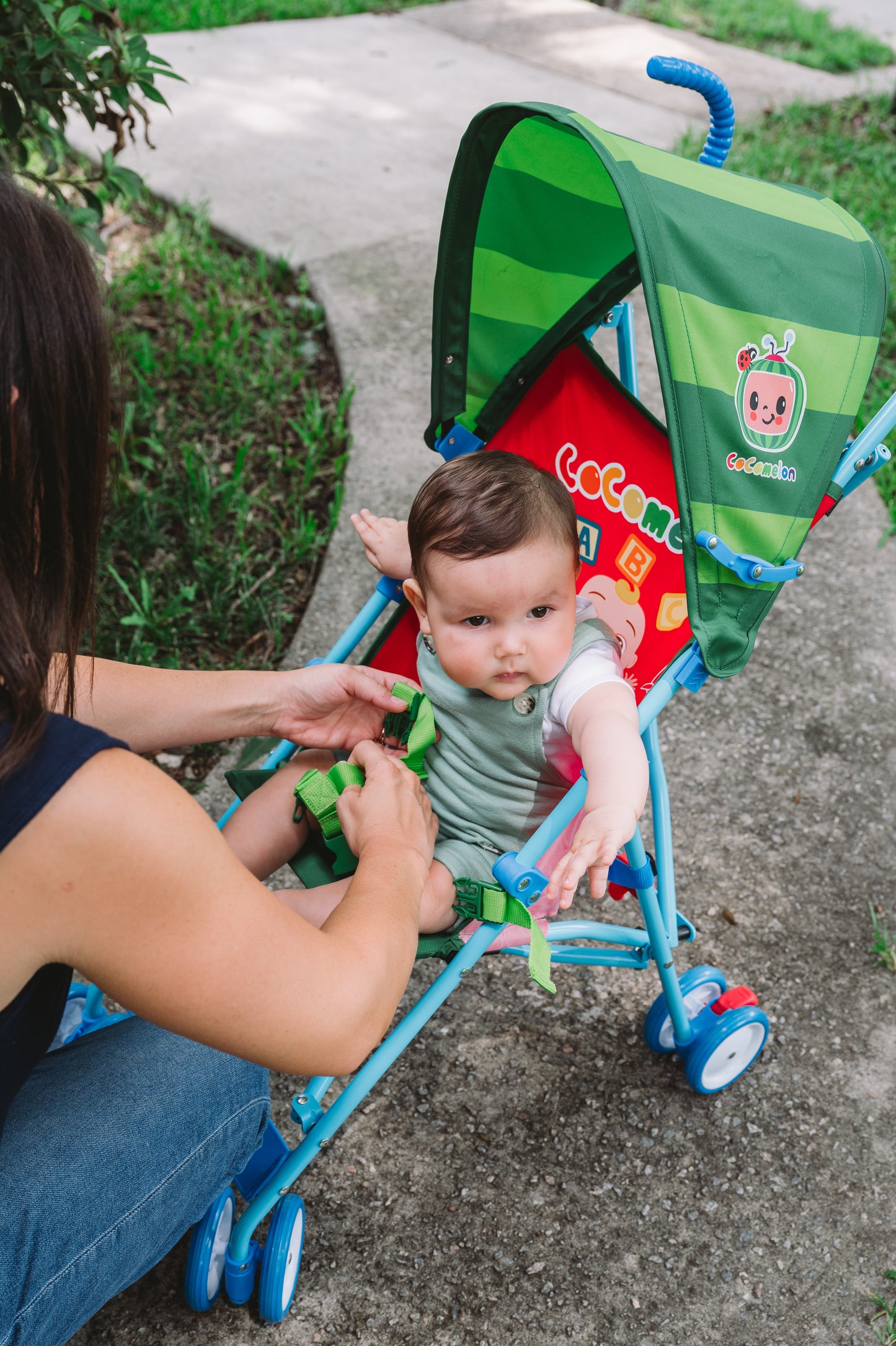 CoComelon Baby Travel Stroller – Lightweight Toy Stroller for Toddlers