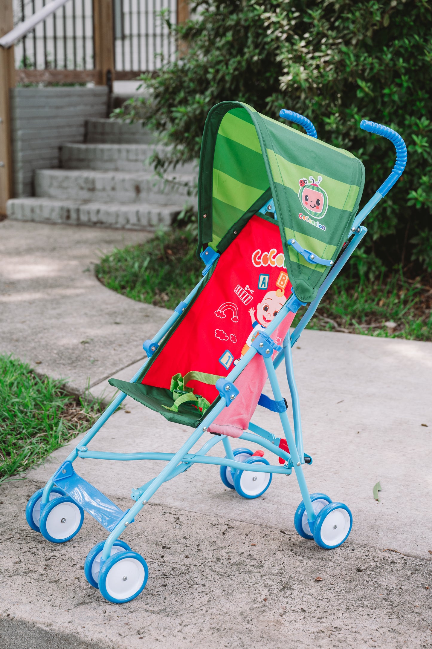 CoComelon Baby Travel Stroller – Lightweight Toy Stroller for Toddlers