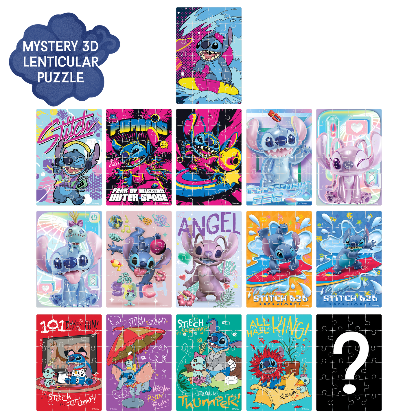 47002 Disney Stitch Mystery 24PC Blind Bag (16 unit/CDU)