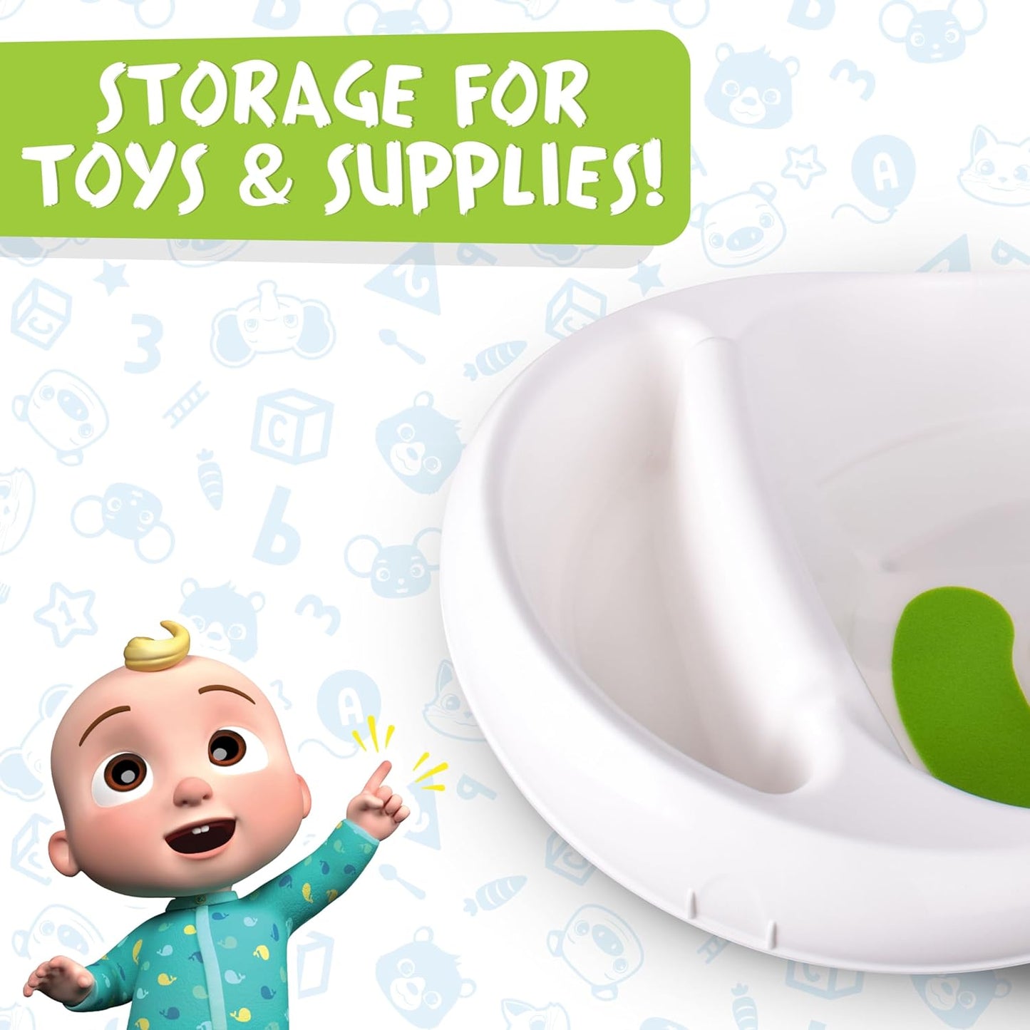 CoComelon Baby 3-in-1 Sling and Seat Bath Tub