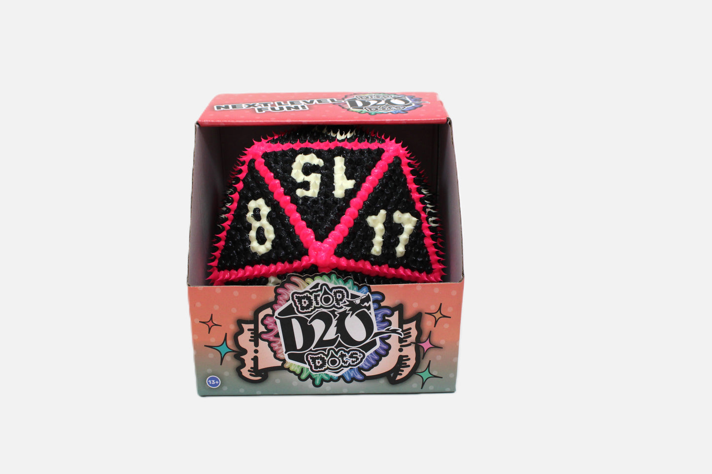Drop Dots D20 – Tactile Bouncy Dice Toy
