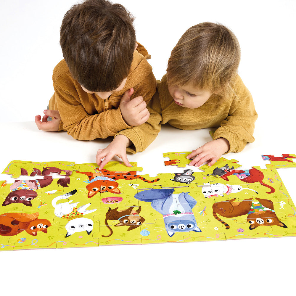 49288 | Banana Panda I love Cats puzzle 40pcs 26×12.6” 3+