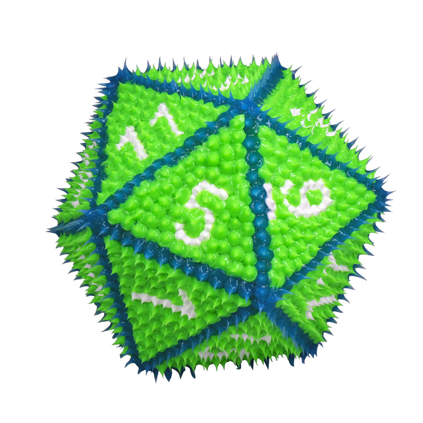 Drop Dots D20 – Tactile Bouncy Dice Toy