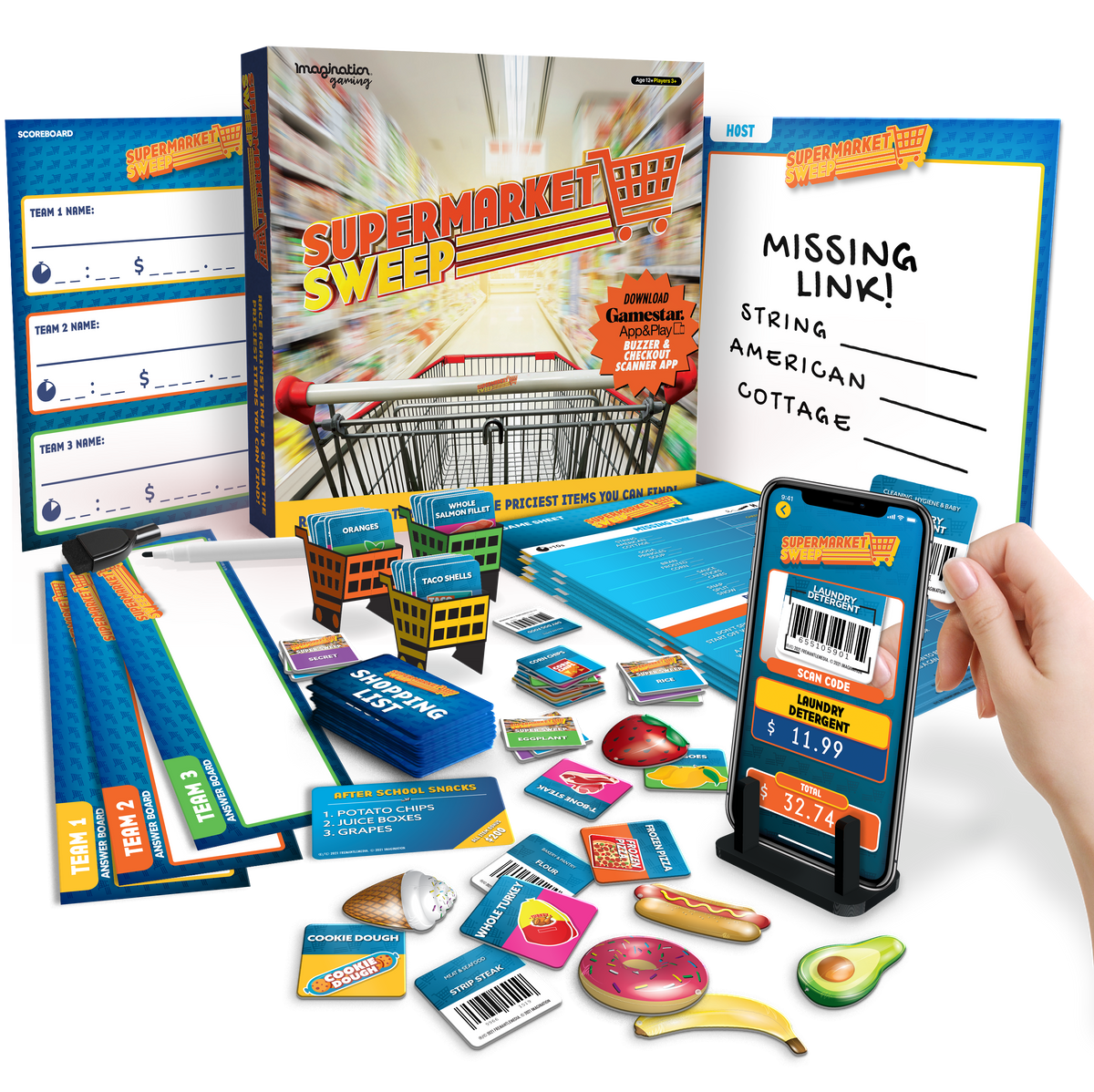 6823 Supermarket Sweep Board Game 1Di inc