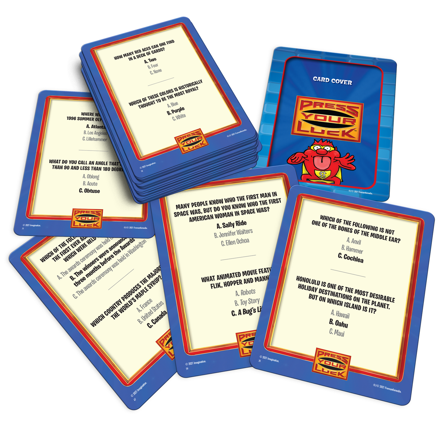 Press Your Luck Jumbo Card Game