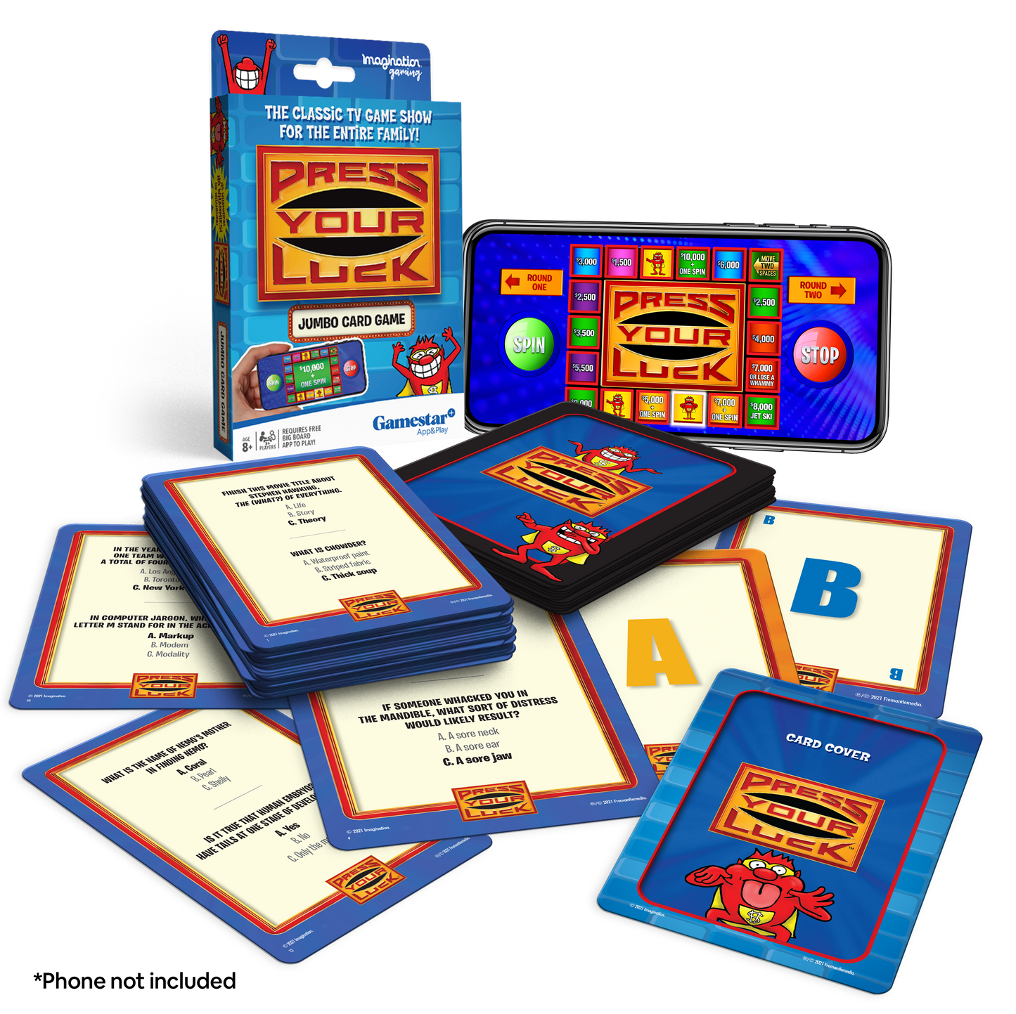 Press Your Luck Jumbo Card Game