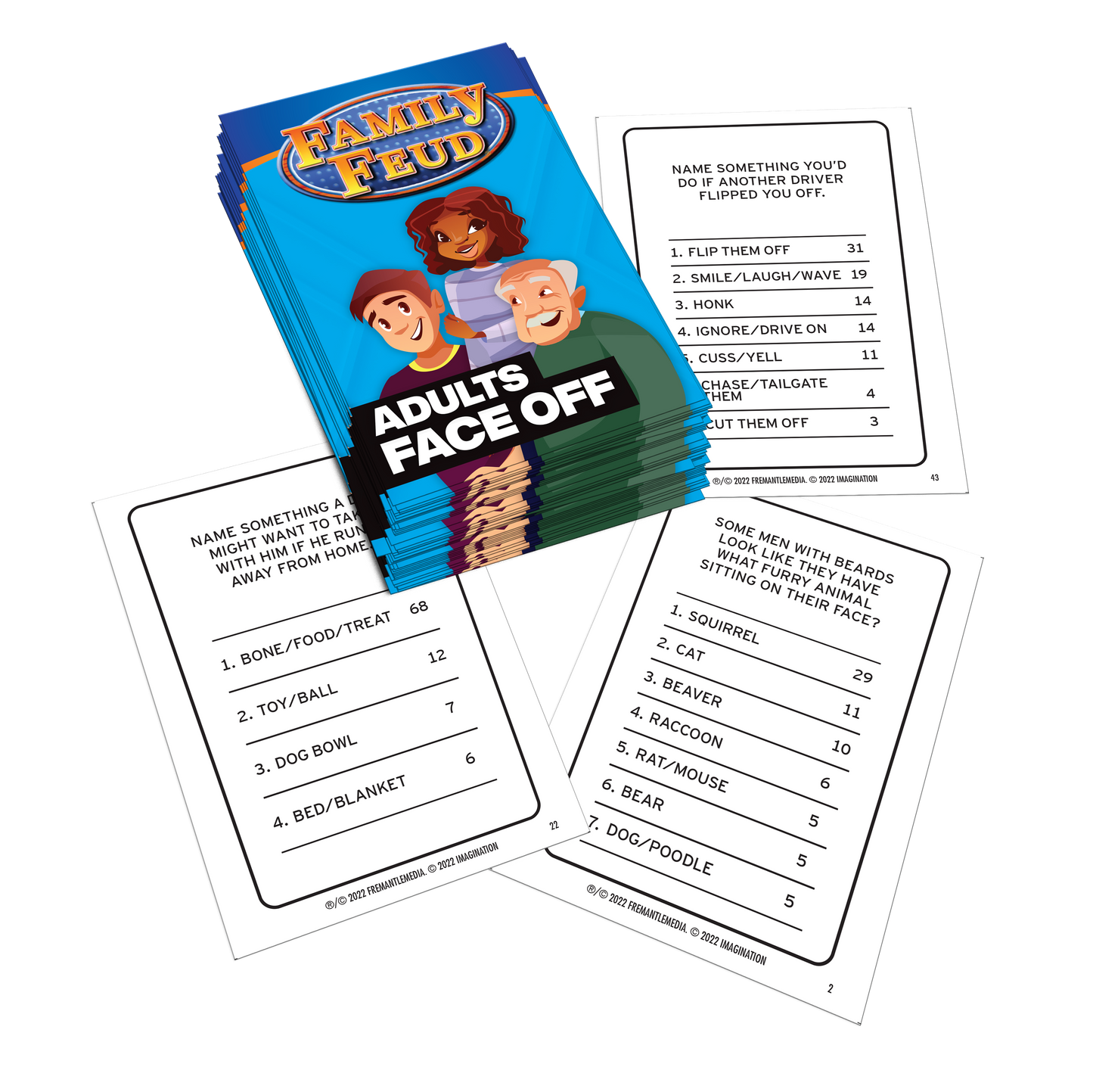 Family Feud Kids vs Adults Board Game – Fun Family Trivia Challenge