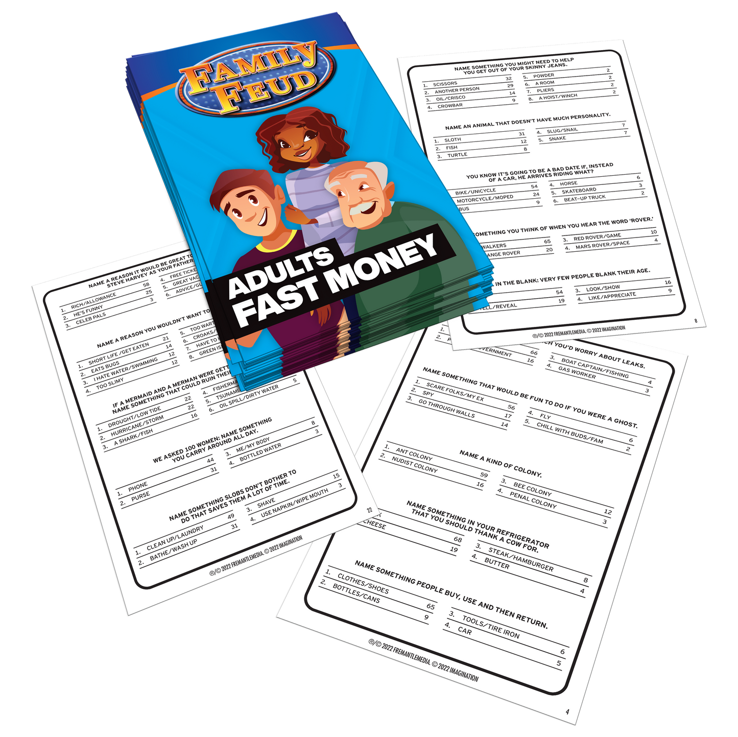 Family Feud Kids vs Adults Board Game – Fun Family Trivia Challenge