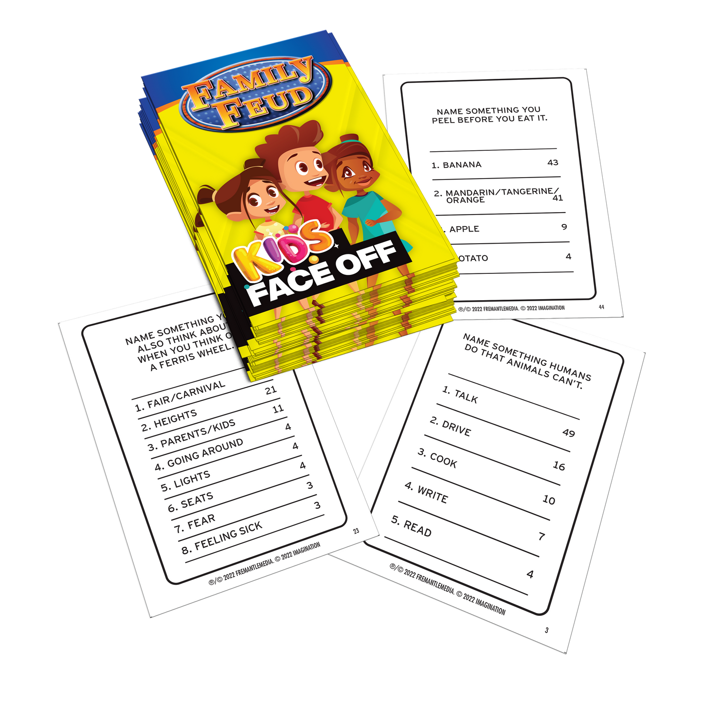 Family Feud Kids vs Adults Board Game – Fun Family Trivia Challenge